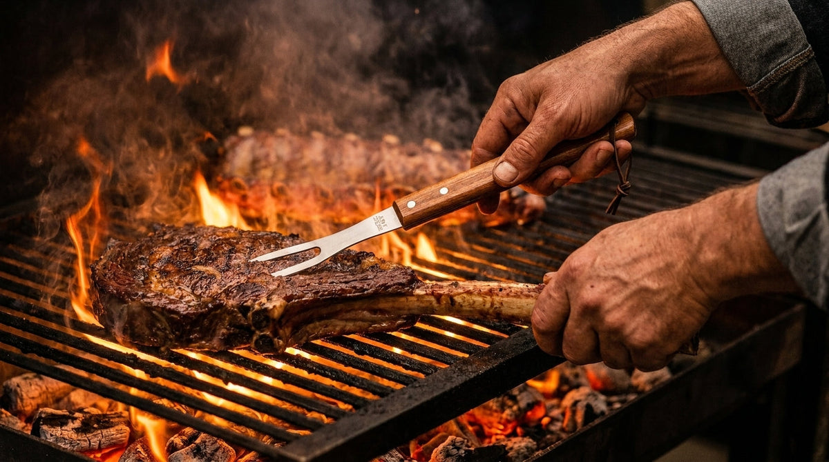 Utensili da barbecue ChefBBQ — immagine generata con AI