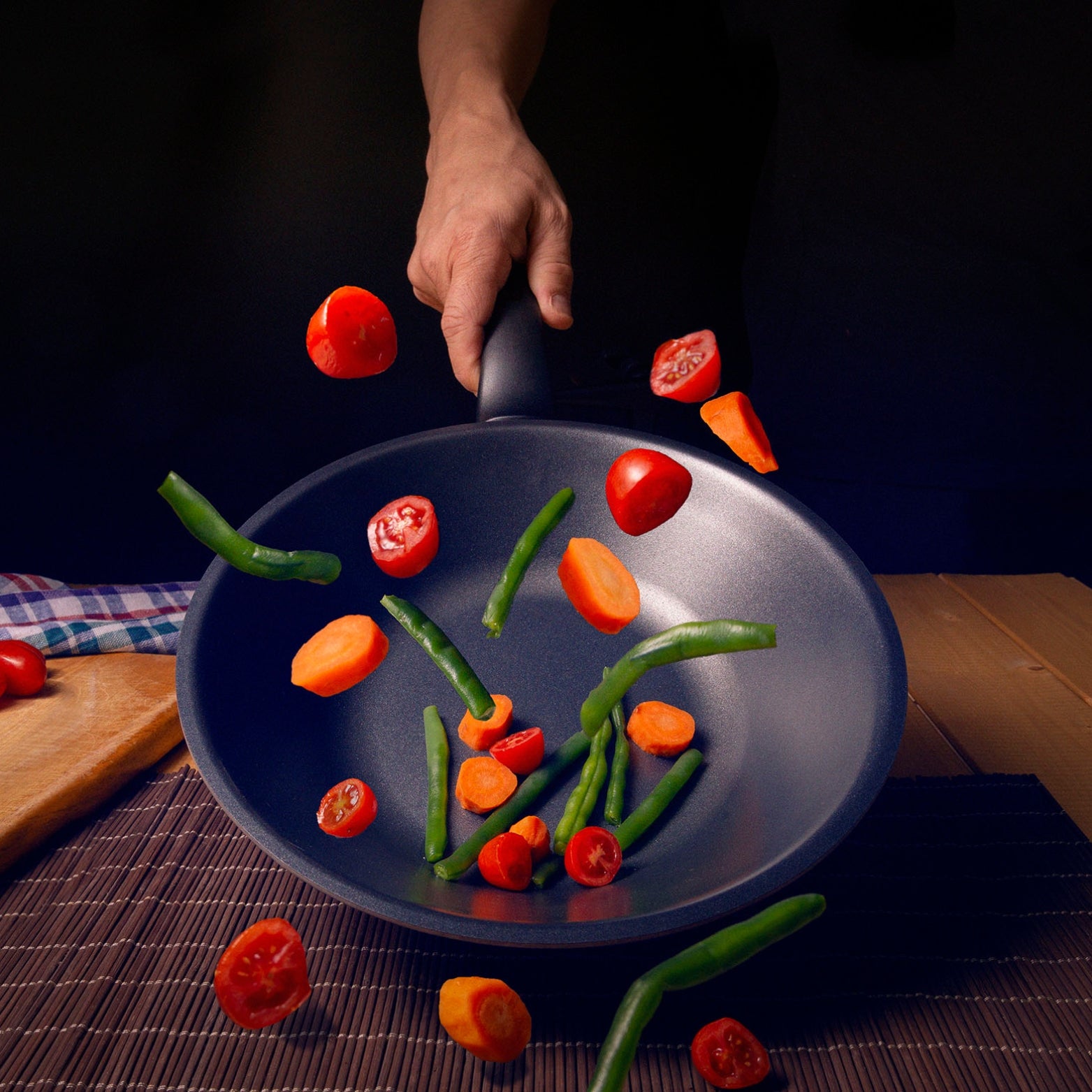 Wok ovale in acciaio Excalibur™ | FB Kitchenware