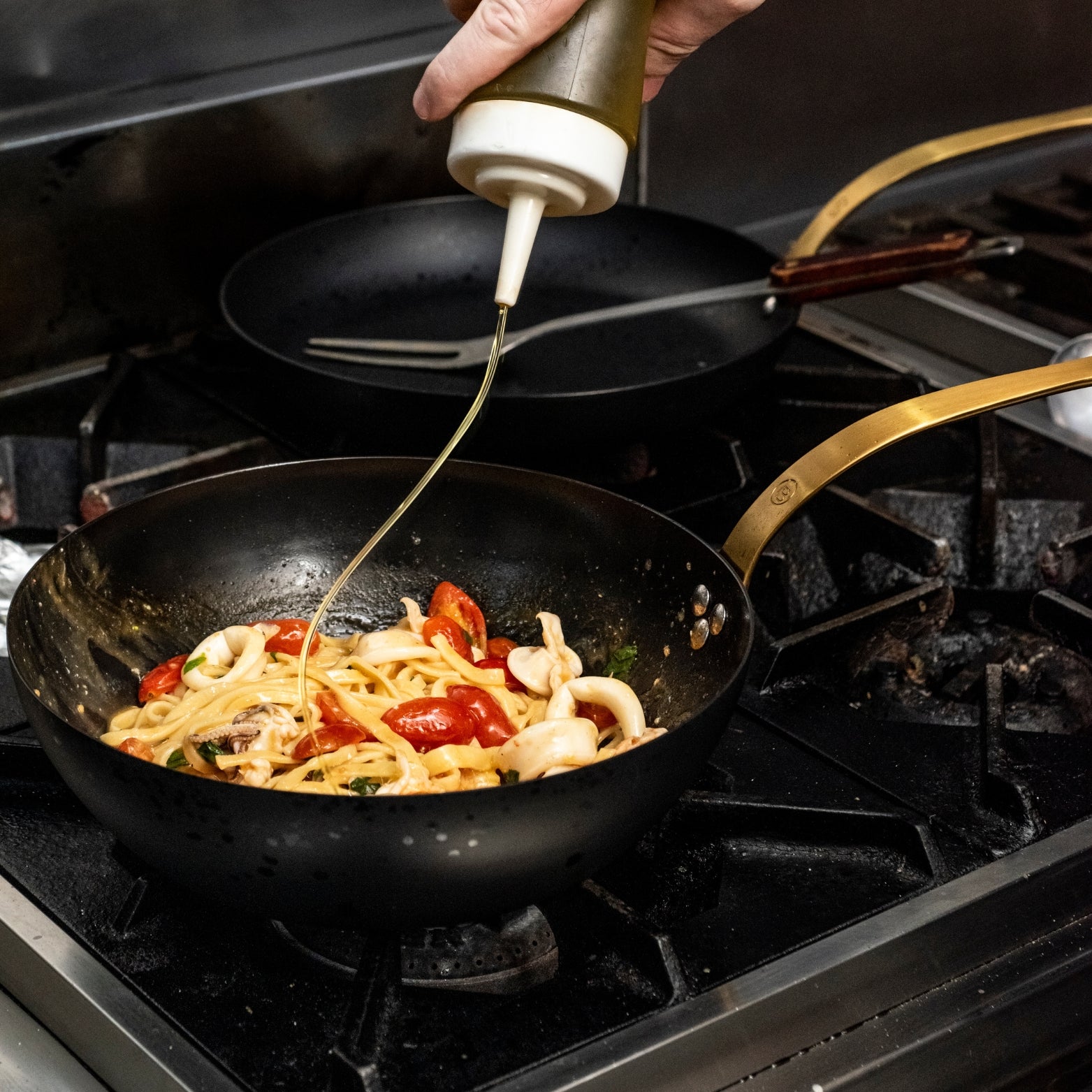 Wok 26Ø in ferro NeroSteel™ | FB Kitchenware