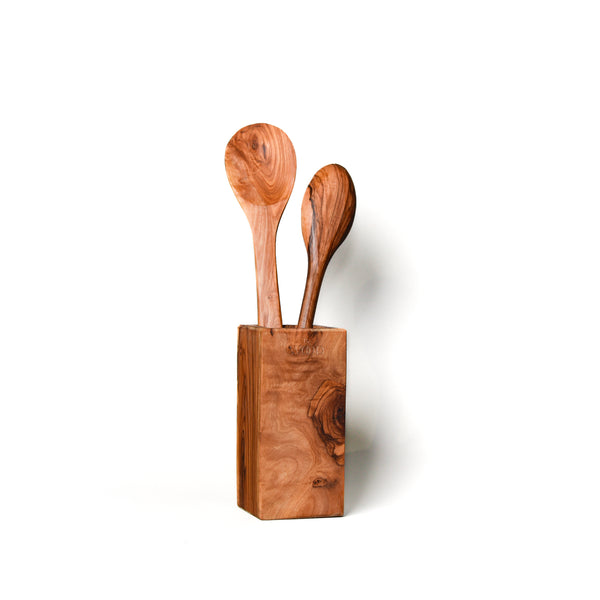 Schöpfkellenhalter aus Olivenholz BeWood