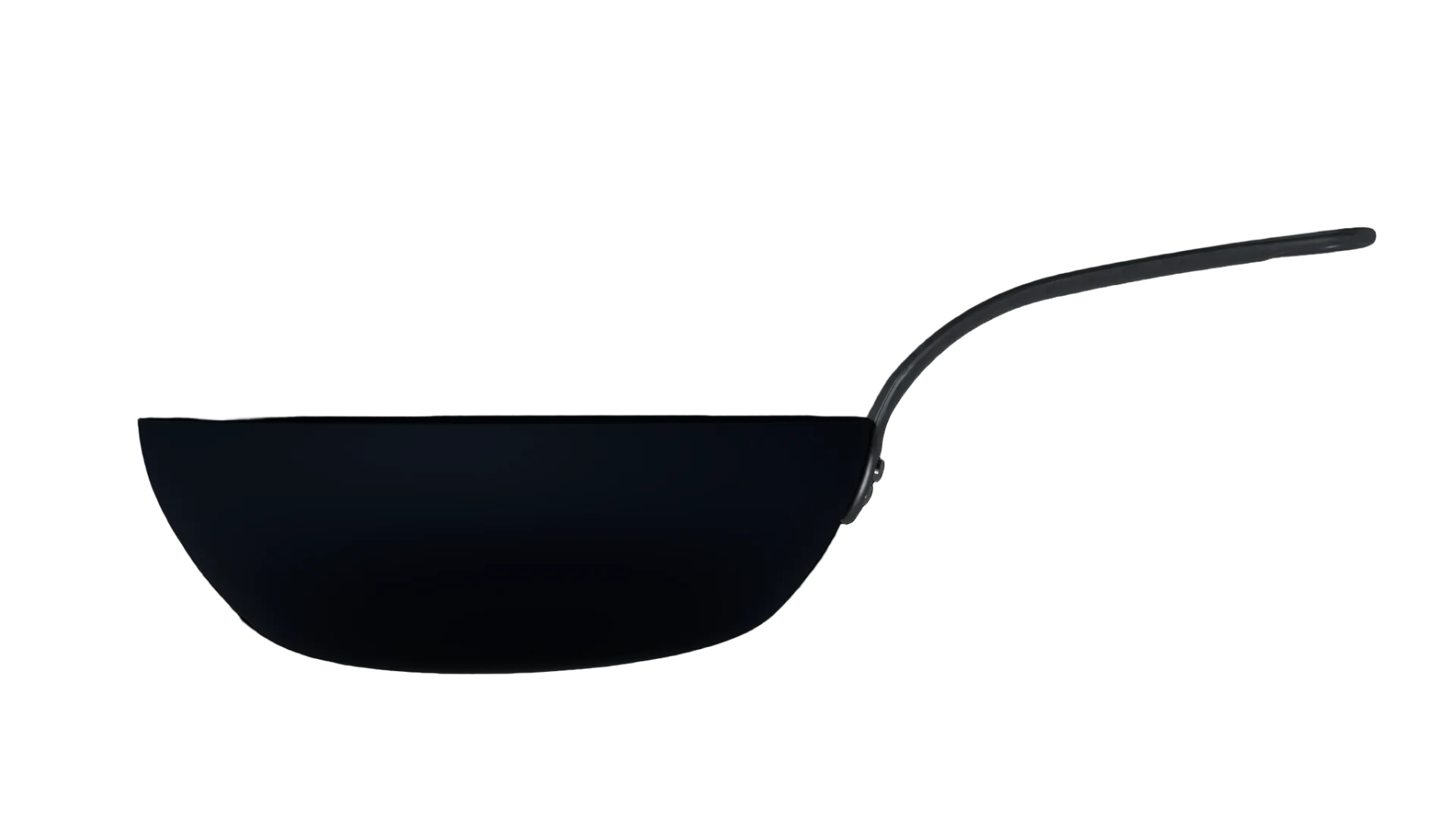 Wok SeasonedSteel™ con manico satinato nero. 26Ø. | FB Kitchenware