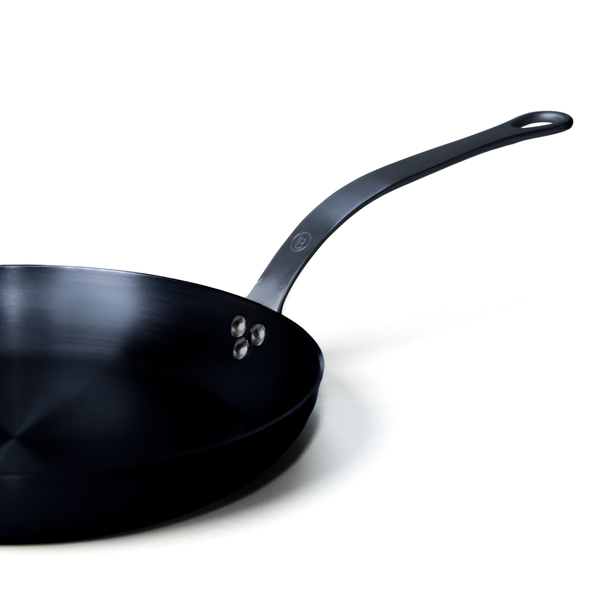 Padella in Ferro SeasonedSteel con Manico Nero