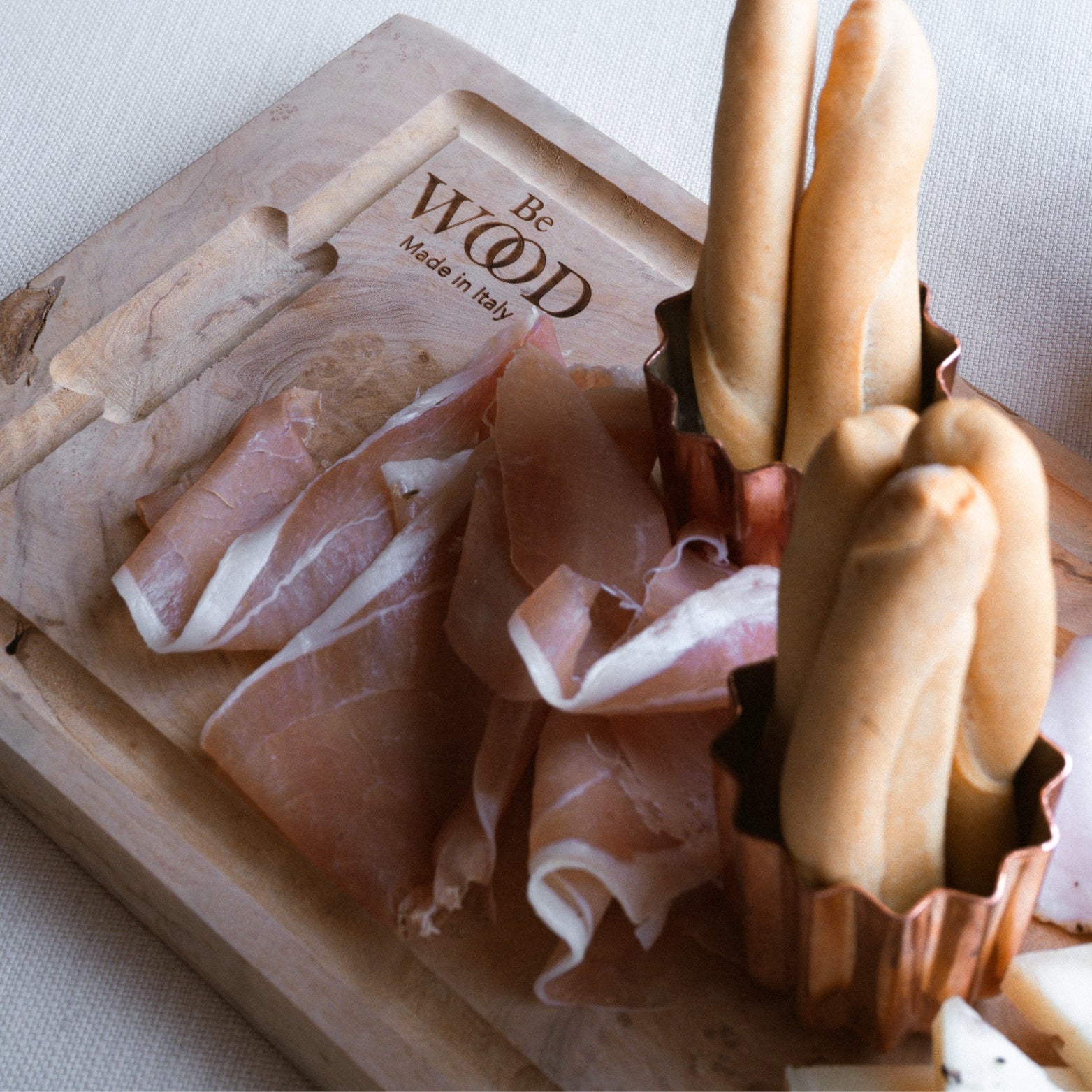Tagliere in Legno d'Ulivo con Scanalatura | FB Kitchenware