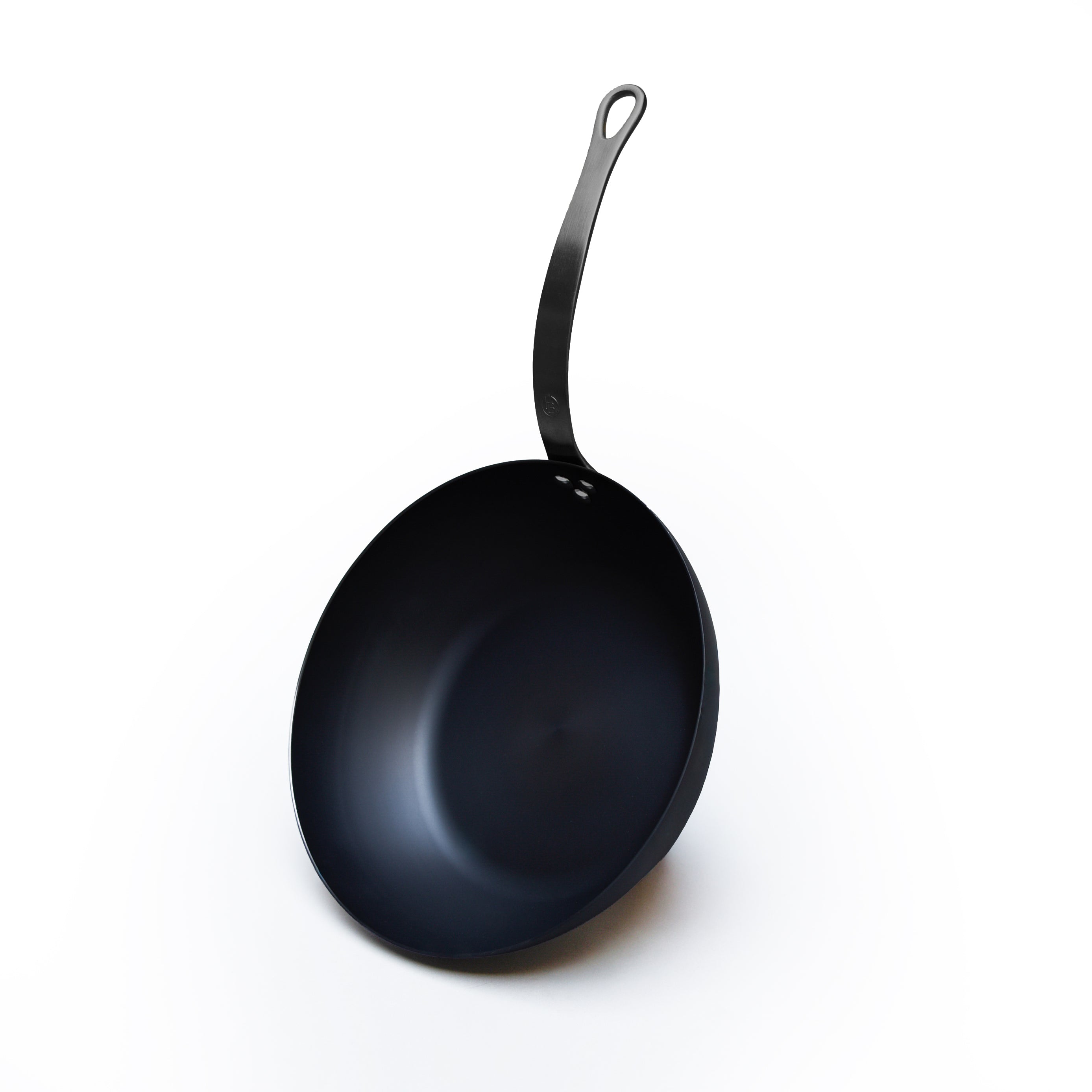 Wok in Ferro SeasonedSteel con Manico Nero