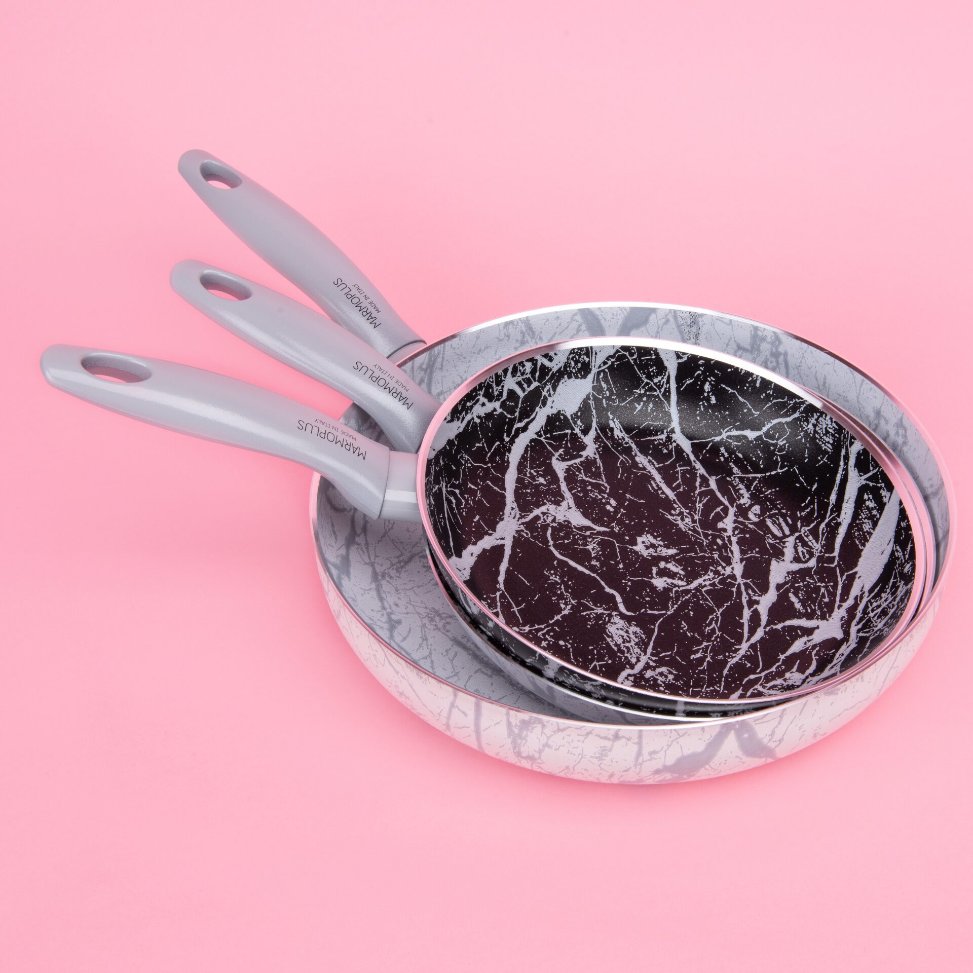 Wok in alluminio Marmoplus | FB Kitchenware-6