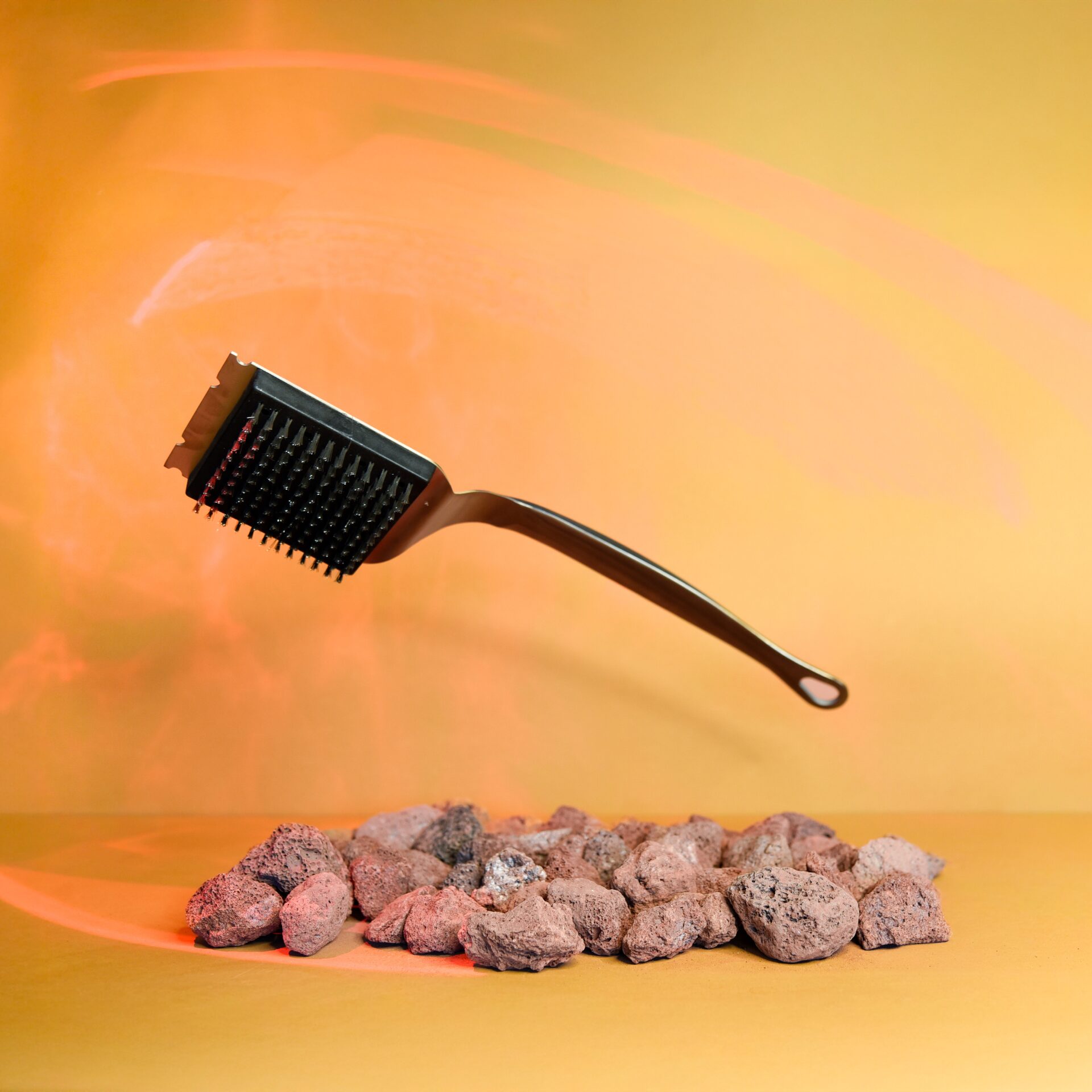 AISI 304 stainless steel BBQ cleaning brush