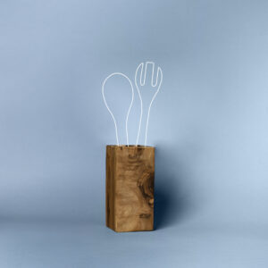 BeWood™ Olive Wood Ladle Holder | FB Kitchenware