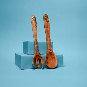 Set Cucchiaione e Forchettone in Legno d'Ulivo | FB Kitchenware
