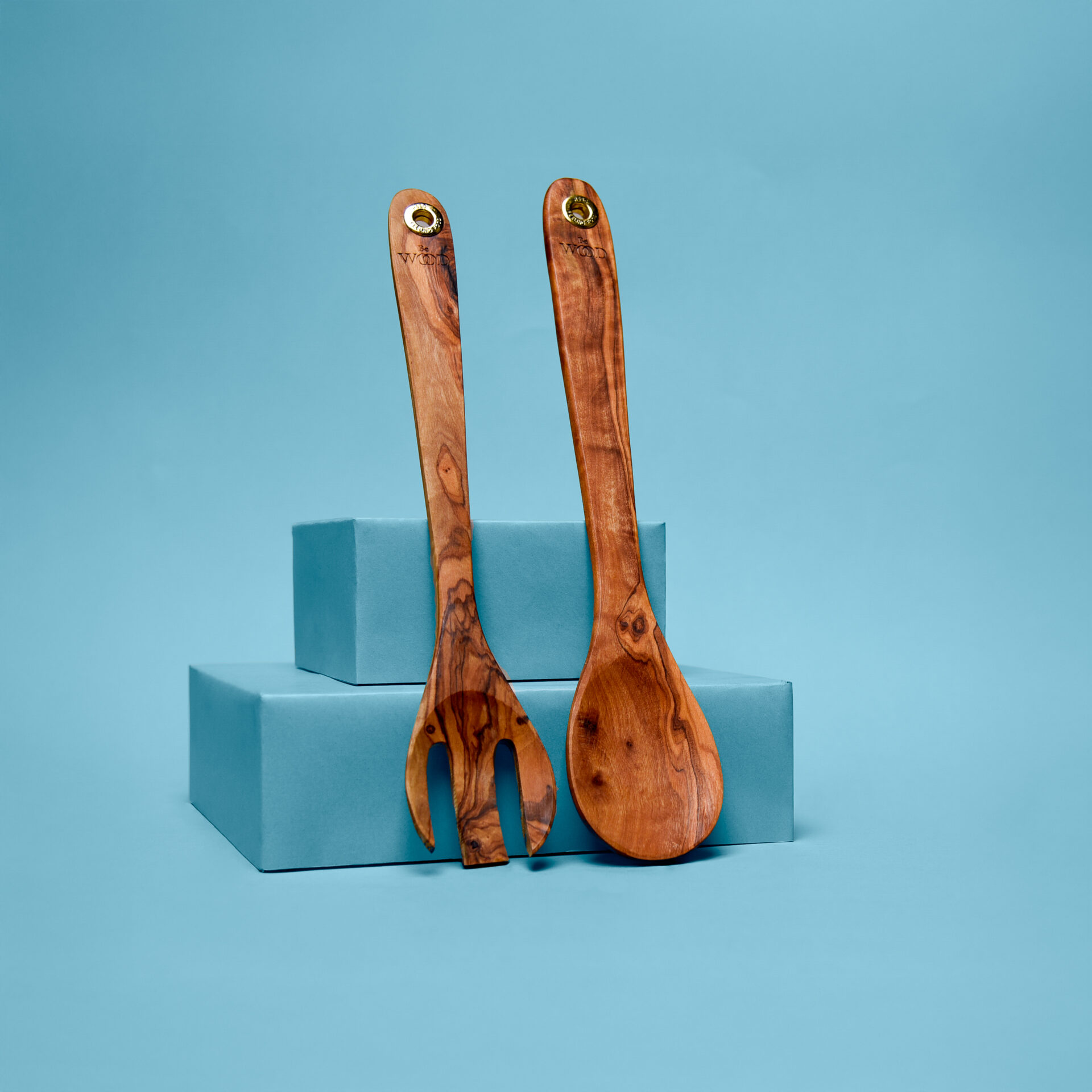 Olive Wood Spoon and Fork Set | FB Kitchenware