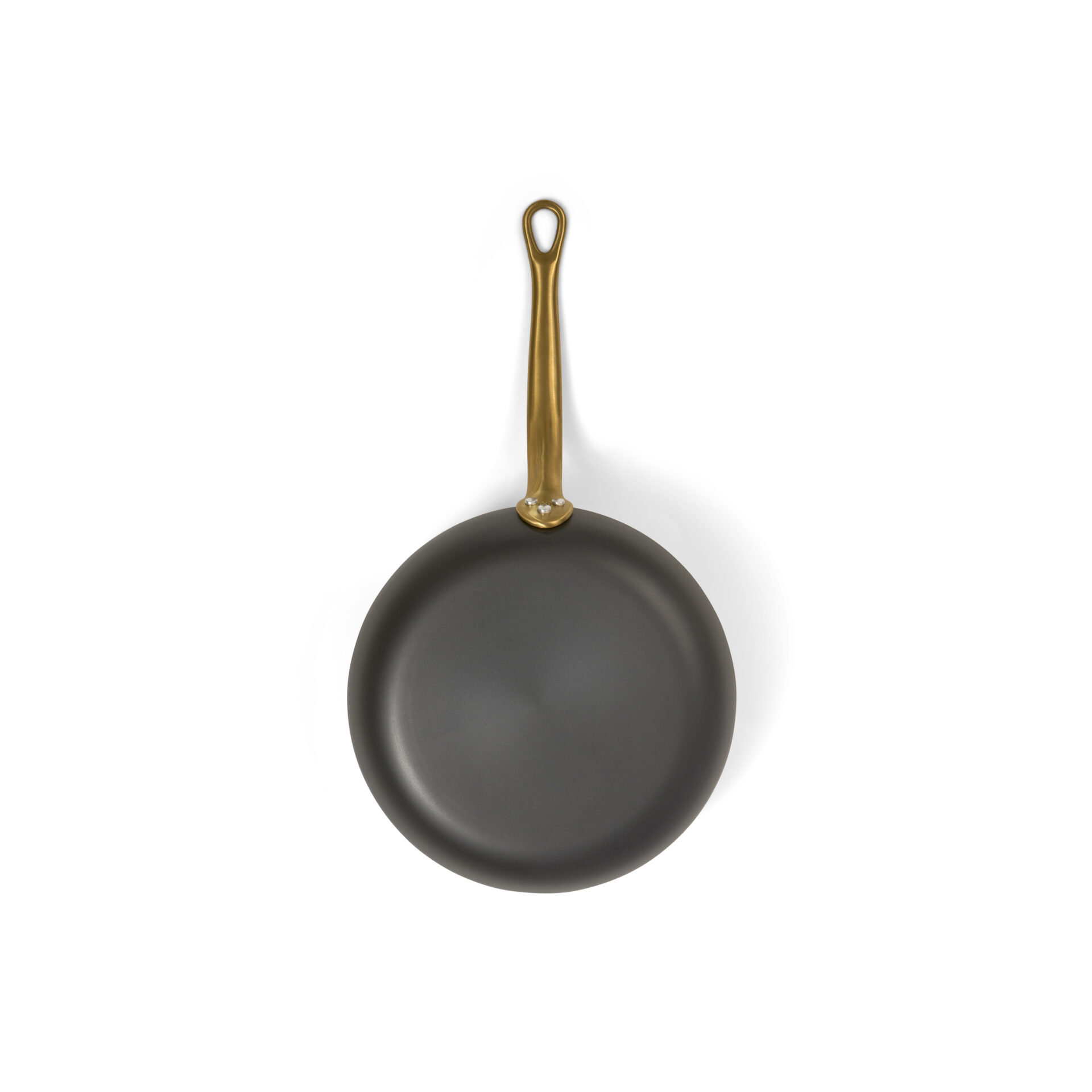 NeroSteel™ nitrided iron frying pan with gold satin handle | FB Kitchenware - Image 4