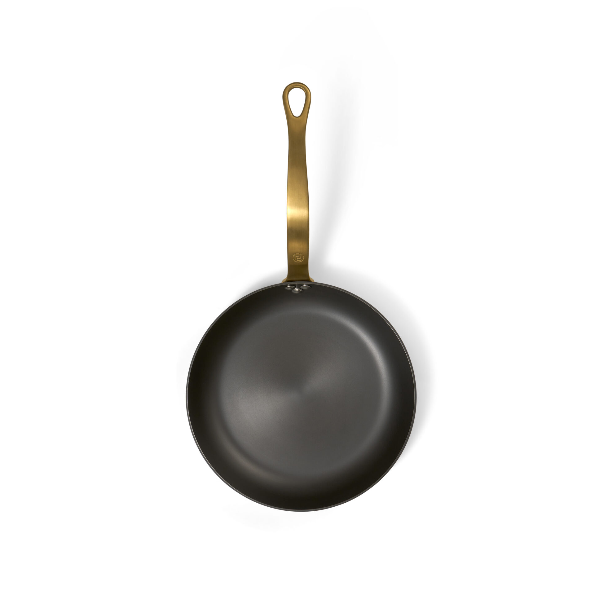 NeroSteel™ nitrided iron frying pan with gold satin handle | FB Kitchenware - Image 5
