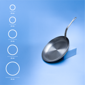 BeSteel™ 2.5 mm Iron Frying Pan with Satin Handle | FB Kitchenware