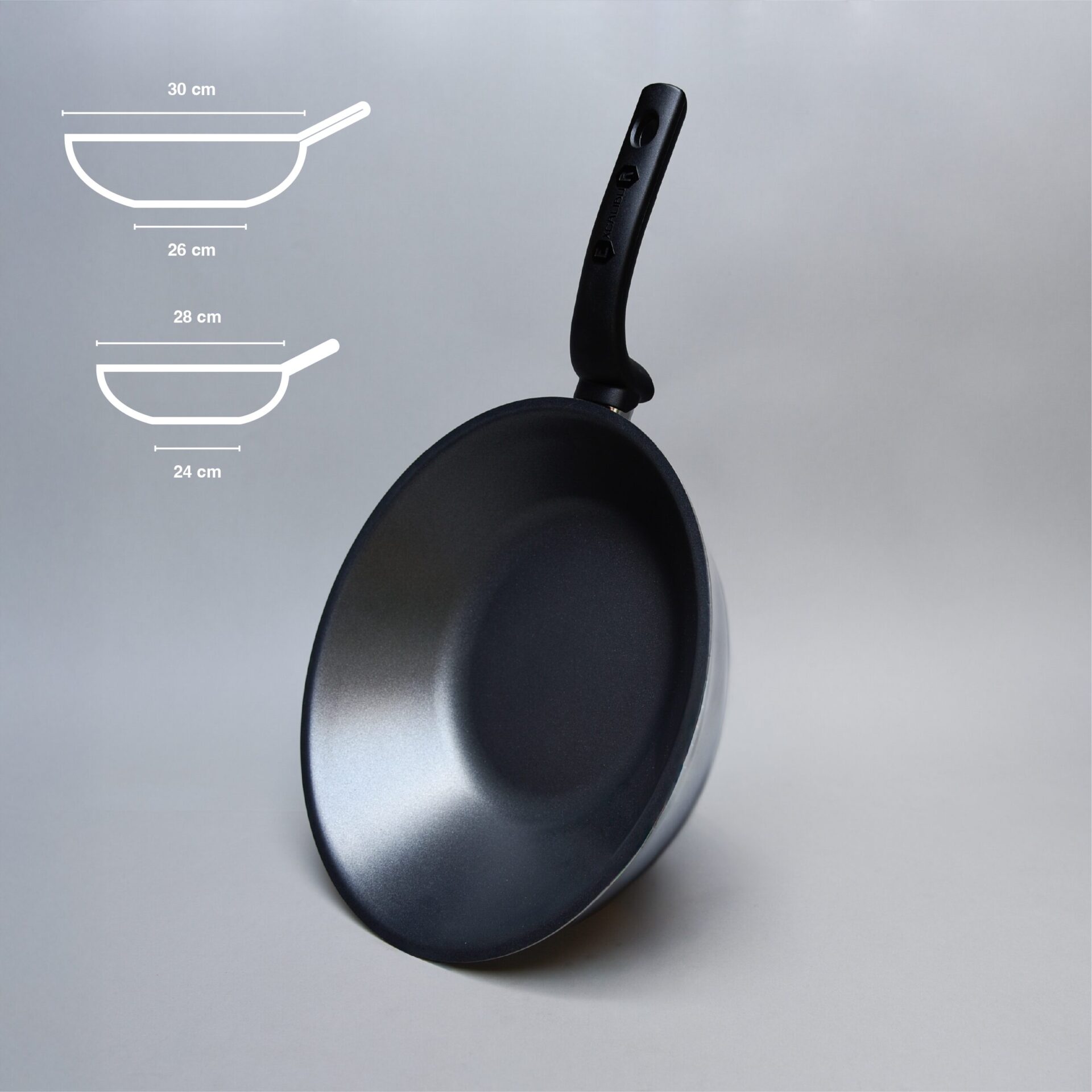 5ply steel wok excalibur coating